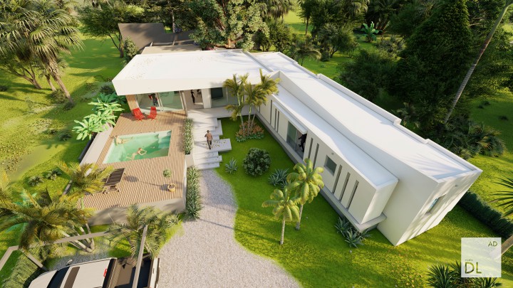 Jan Sofat - Prachtige nieuwbouw villa met zwembad aan Spaanse Water