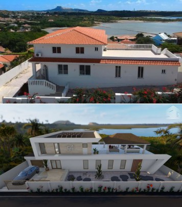 Seru Bottelier &ndash; Luxury Villa with Pool and Panoramic Salt Flats Views