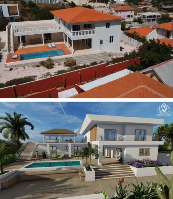 Seru Bottelier &ndash; Luxury Villa with Pool and Panoramic Salt Flats Views