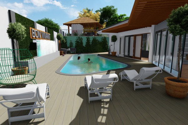 Wonderful classical villa in the center of Willemstad with pool