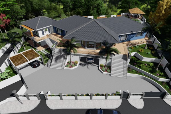 Schitterende klassieke tropen villa in het hart van Willemstad